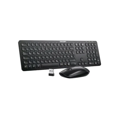 TECKNET Wireless Keyboard and Mouse Set, Ergonomic 2.4G Cordless Tk-km005 - Image 1 of 4
