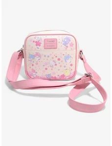 Borsa a tracolla Loungefly Sanrio Hello Kitty And Friends fiori di ciliegio rosa nuova - Foto 1 di 4