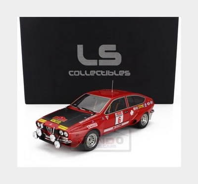 1:18 LS COLLECTIBLES Alfa Romeo Alfetta Gt Gr.2 #6 Winner Rally Elba 1975 LS087A - Immagine 1 di 2