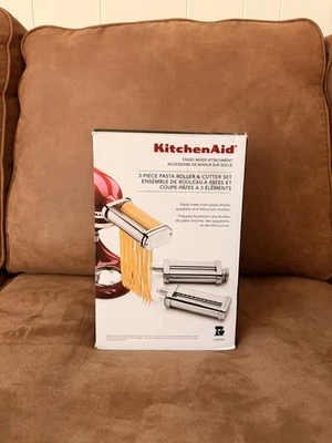 KitchenAid Stand Mixer Attachment Pasta Roller AND Cutter Set 3PC KSMPRA  - Image 1 of 4