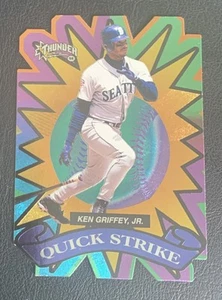 Ken Griffey Jr 1998 Thunder Quick Strike #5QS Skybox - Picture 1 of 3