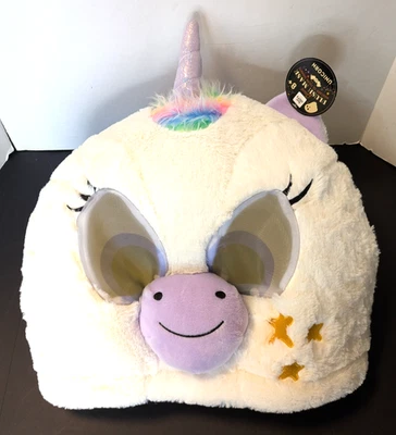 Bee Happy Giant Plush Mask Unicorn NWT 2021 Exclusive From Aldi - Image 1 of 4