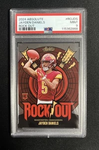2024 Panini Absolute - Rock Out Jayden Daniels #RO-JDS (RC) - PSA MINT 9 - Bild 1 von 2