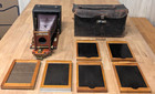 Antique Seroco Folding Camera With Case And Plates 3 1/4 X 5 1/2, No lens