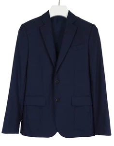 J. LINDEBERG Blazer Men's (EU) 44 Half Lined Blue Single-Breasted Notch Lapel - Picture 1 of 8