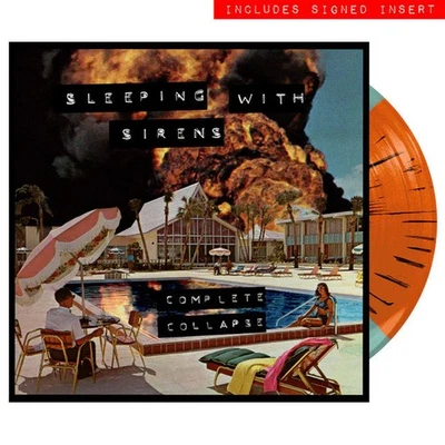Sleeping With Sirens Complete Collapse Splatter Color Vinyl LP w/Signed Insert - Image 1 of 2