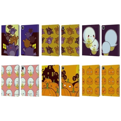 HEAD CASE DESIGNS HALLOWEEN KAWAII LEATHER BOOK WALLET CASE COVER FOR APPLE iPAD - Image 1 of 4