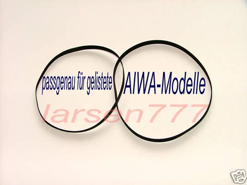 Riemenset für gelistete AIWA AD-F...**NEU**Peese**