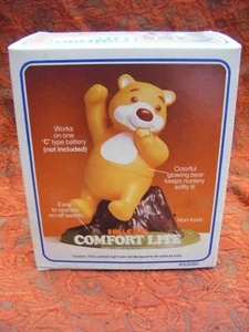 Vintage Shellcore Comfort Night Lite Bear Boxed (B124) - Picture 1 of 9