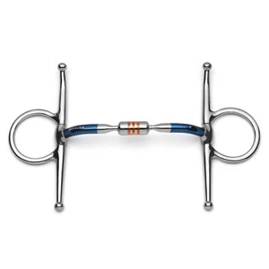 Cavalon Full Cheek Capsule Sweet Iron Snaffle Bit - Picture 1 of 5