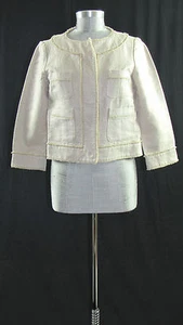 Women's Tan Collarless Styled Jacket by Gap Size M - Picture 1 of 5