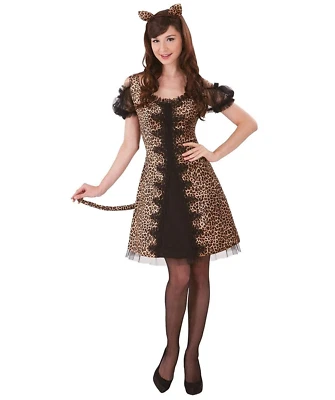 LEOPARD SASSY CHEETAH SEXY CAT Women One Size Fits Most HALLOWEEN COSTUME NWT - Image 1 of 4