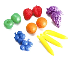 Colourful Fruit Counters x 24 Hands On Teaching Resources Kids Sorting Counting - Bild 1 von 2