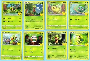 McDonalds Pokemon 25th Anniversary - Non Holo Cards - Complete Your Set - Picture 1 of 26
