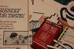 1958 Vintage Life Magazine Print Advertising "Pall Mall Cigarettes" - Picture 1 of 2
