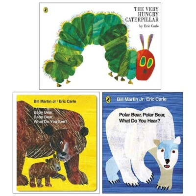 Eric Carle 3 Books Collection Set Very Hungry Caterpillar, Baby Bear, Baby Bear - Image 1 of 2