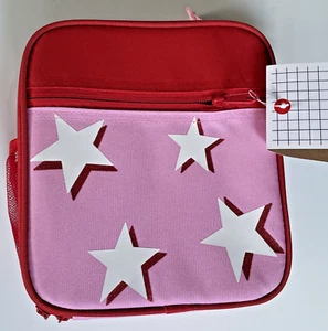Lunch Box NEW Super Star Insulated Pink Red Pep Rally Adjustable Handle NWT - Picture 1 of 8