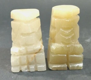 2 ónix/mármol? Piezas de ajedrez de repuesto de aproximadamente 1-3/4" de alto - Imagen 1 de 9