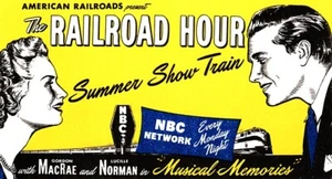 The Railroad Hour Radio Show Vintage NBC auf Kühlschrankmagnet 2,5 x 3,5" Blech - Bild 1 von 4