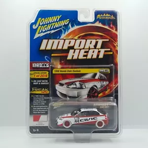 JOHNNY WHITE LIGHTNING 1998 HONDA CIVIC HATCHBACK CUSTOM IMPORT HEAT CHASE - Foto 1 di 7