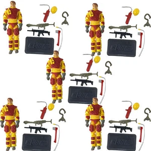 Lot of 5pcs GI JOE PURSUIT OF COBRA JUNGLE ASSAULT FLAMETHROWER BLOWTORCH - Picture 1 of 5