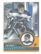 2003-04 (BLUES) Pacific Invincible Retail #81 Chris Osgood BLUE #007/350
