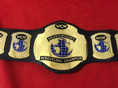 WCW WORLD HEAVYWEIGHT CHAMPIONSHIP REPLICA BELT 2MM BRASS ADULT SIZE FREE SHIP Cover