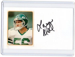 LANCE MEHL NFL Jets Auto Autographed Signed 3x5 Index Card - Picture 1 of 1