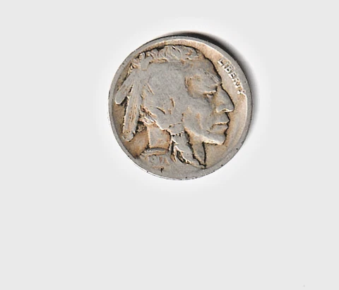 1917 BUFFALO NICKEL ORIGINAL VG Cover