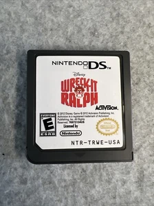 Disney Nintendo DS WRECK IT RALPH The Video Game Cartridge Only Tested Works - Picture 1 of 7
