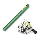 Collapsible Fishing Rod Reel Combo Pen Fishing Kit Telescopic D0w3