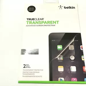 Belkin TrueClear Transparent 2 Pack Screen Protector 8" Tablet iPad Mini OS012 - Picture 1 of 4
