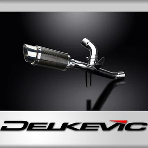Ducati Multistrada 950 Delkevic 8" Carbon Round Muffler Exhaust Slip On 17-21 - Picture 1 of 5