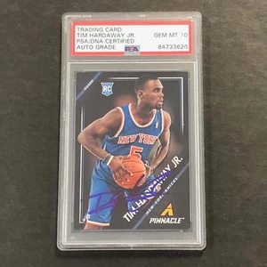 2013-14 Panini Pinnacle #43 Tim Hardaway Jr. Signed Card AUTO 10 PSA Slabbed Kni - Picture 1 of 2