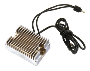 USA-1 CHROME VOLTAGE REGULATOR CHROME HARLEY SPORTSTER XL 883 1200 HUGGER XLH - Picture 1 of 3
