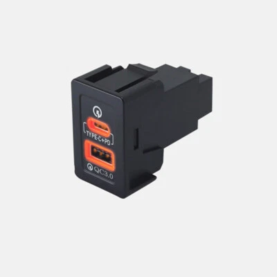 Fast Charger USB-C PD+USB-A QC3.0 Port Socket Kits For Suzuki SX4 Swift Vitara - Image 1 of 4