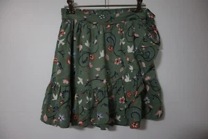 Country Road green dove floral girl's skirt size 10 - Picture 1 of 2