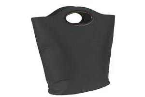 Authentic GUCCI Black Nylon Hand Bag Purse Accessories Bag Used Italy Classic - Picture 1 of 18