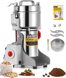 CGOLDENWALL Electric Grain Grinder 800g | 2400W | Commercial Superfine Grinder - Picture 1 of 11
