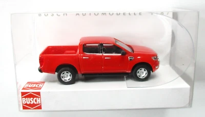 NUEVO HO escala Busch 52801 ROJO Ford Ranger (Se envía desde Chicago) Foto 1 de 2