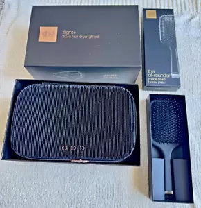 ghd flight travel hair dryer gift set + paddle brush - Brand New! - Picture 1 of 5