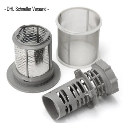 Sieb Filter Set Spülmaschine Geschirrspüler Für Hanseatic SE3HNE2/01 SE5HNE2/01 - Bild 1 von 4