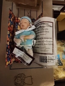 Ashton Drake M&M Collectible Doll "Sweet Dreams" NIB Baby Blue - Picture 1 of 2