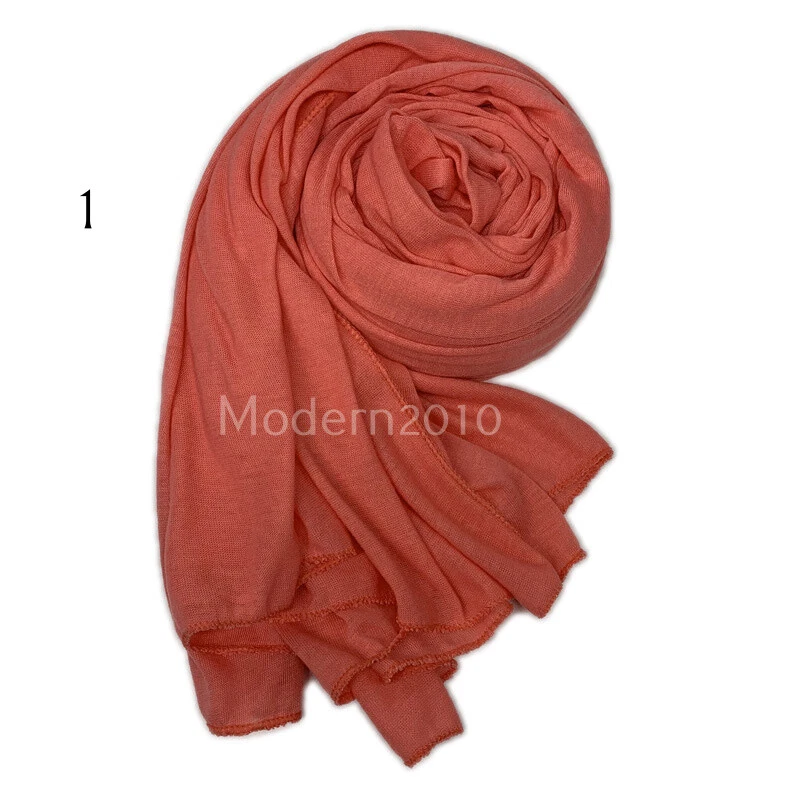 Camiseta Maxi Hijab Feminina Cachecol Xale Envoltório Islã Muçulmano MAXI 180cm 85cm     - Imagem 1 de 1