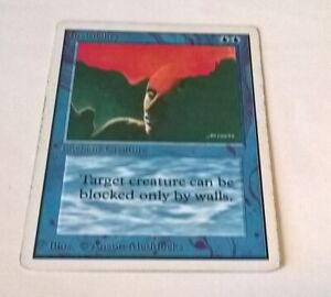 Magic The Gathering Invisibility Card, Unlimited Edition