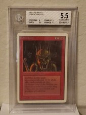 Goblin King Magic The Gathering MTG Unlimited BGS 5.5 Excellent w/ 9 centering