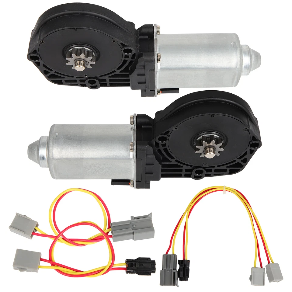 Motores reguladores de ventana de conductor delantero y pasajero para Lincoln Town Car 1981-1989 Foto 1 de 4