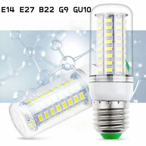 E14 E27 B22 G9 GU10 LED Corn Light Bulbs Screw Base Warm Cool White Lamp 220V - Picture 1 of 4