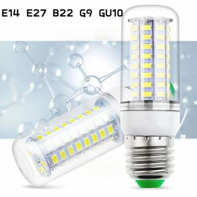 E14 E27 B22 G9 GU10 LED Corn Light Bulbs Screw Base Warm Cool White Lamp 220V - Image 1 of 4