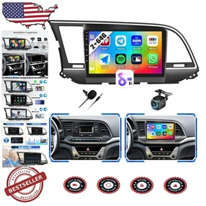 Upgrade Your Hyundai Elantra 2016-2018 with 9-Inch Touchscreen Android 13 Stereo - Picture 1 of 9
